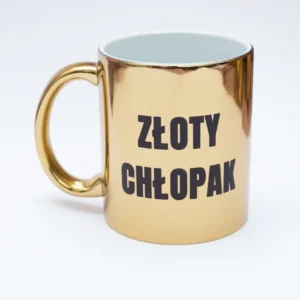 Kubek „Złoty chłopak” – złoto, 330 ml